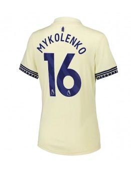 Everton Vitaliy Mykolenko #16 Replika Borta Kläder Dam 2025-26 Kortärmad